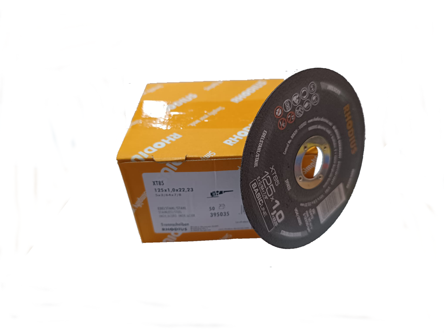 disco corte rhodius 125x1 caja 50 uds