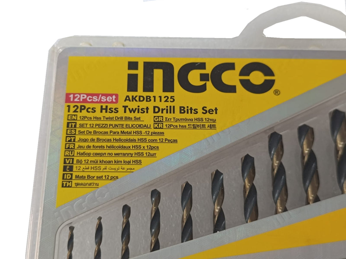 pack 12 brocas metal parte superior blíster
