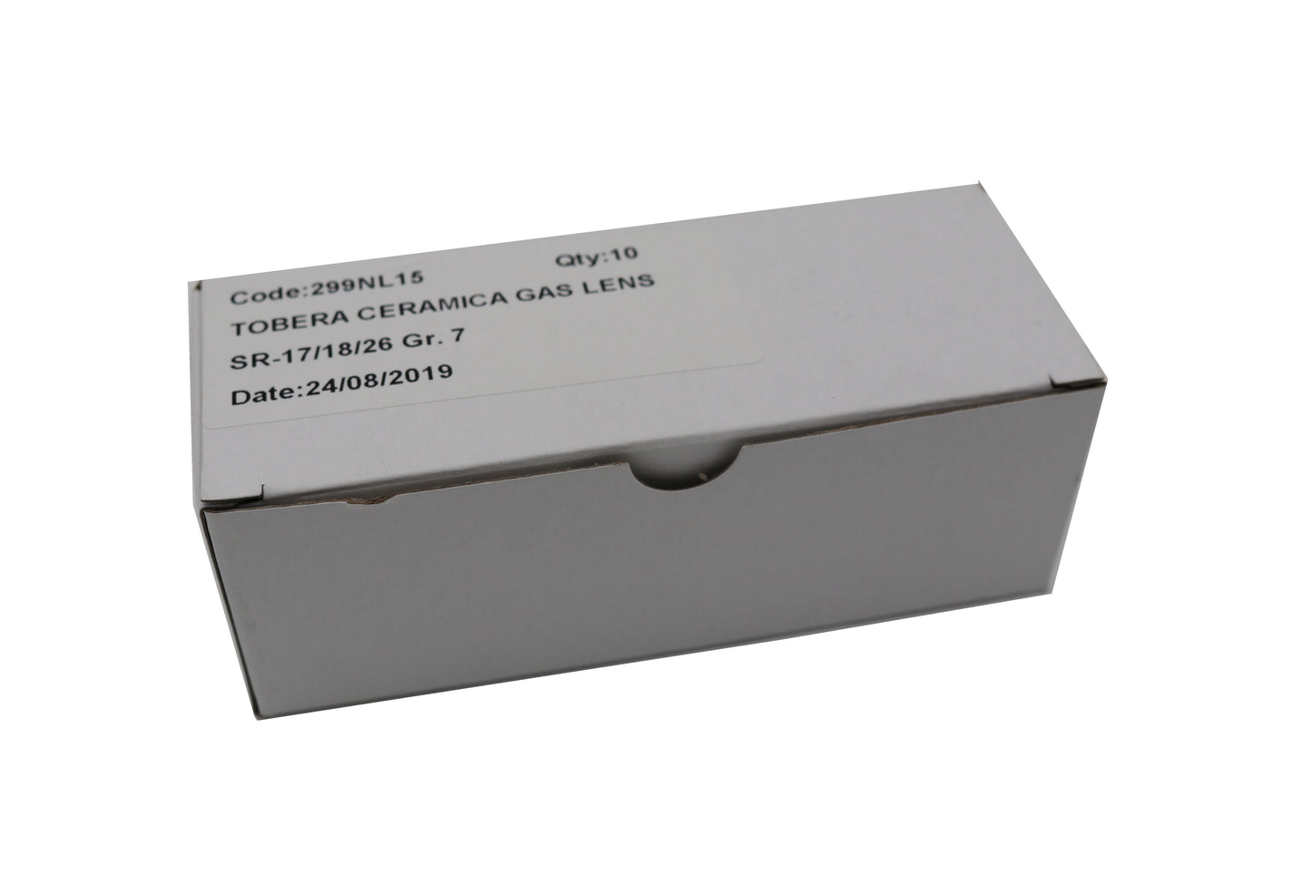 Caja Toberas TIG lens 7 (10 uds) caja cerrada