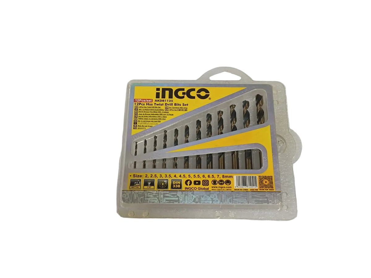 pack 12 brocas metal blíster
