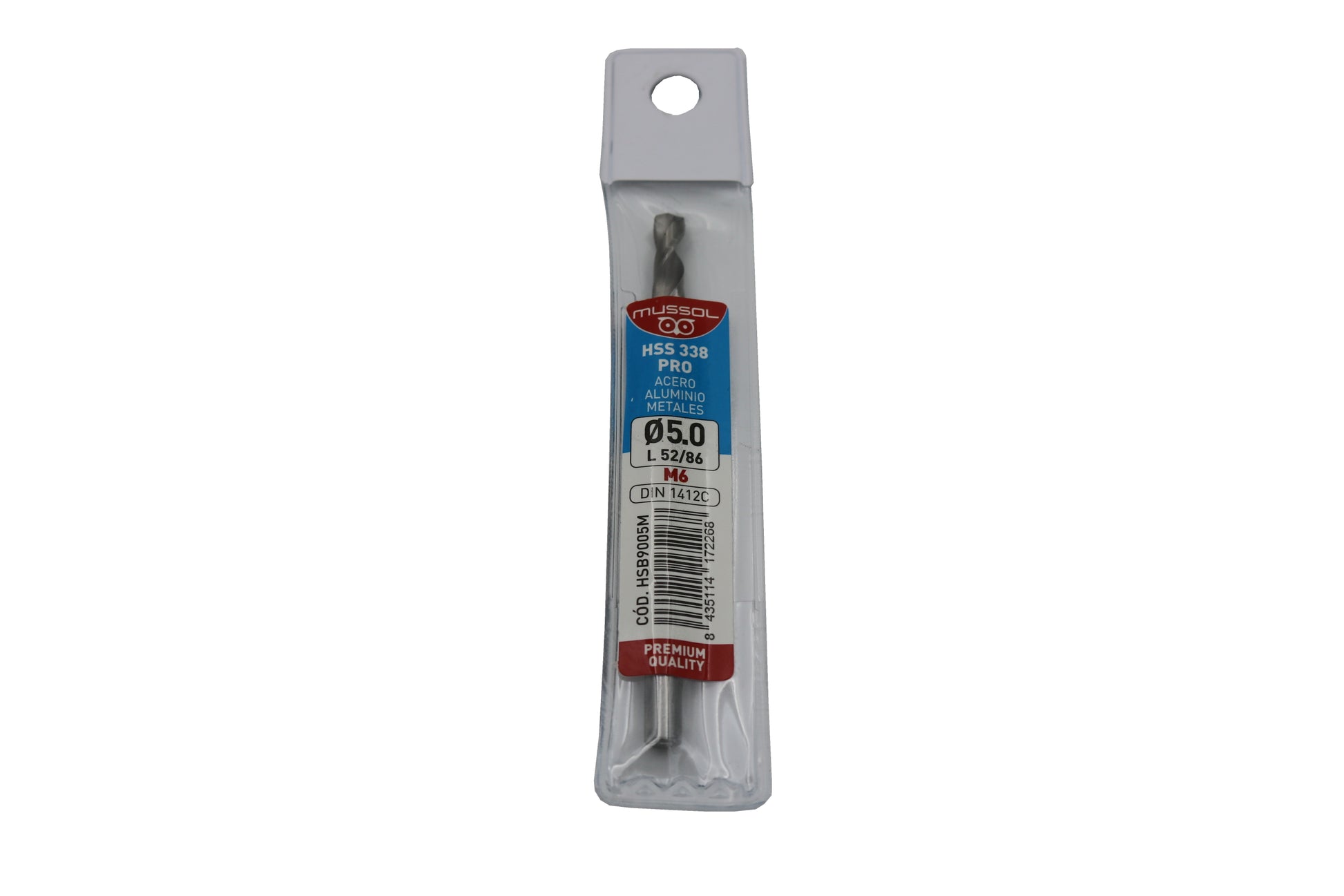Broca HSS338 Acero 5 vista frontal