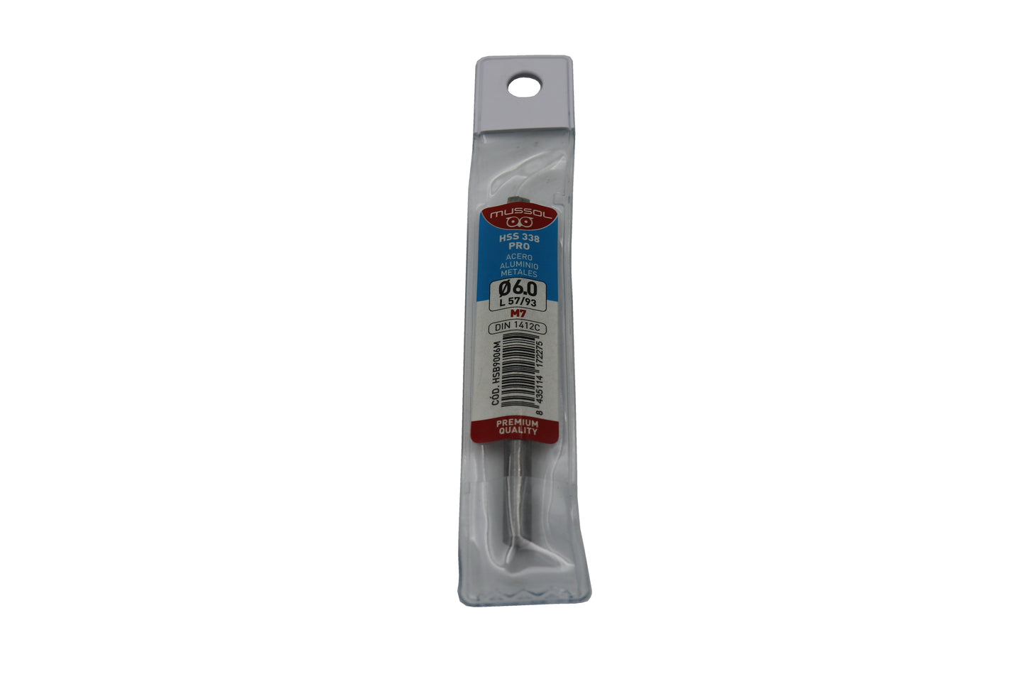 Broca HSS338 Acero 6 vista frontal