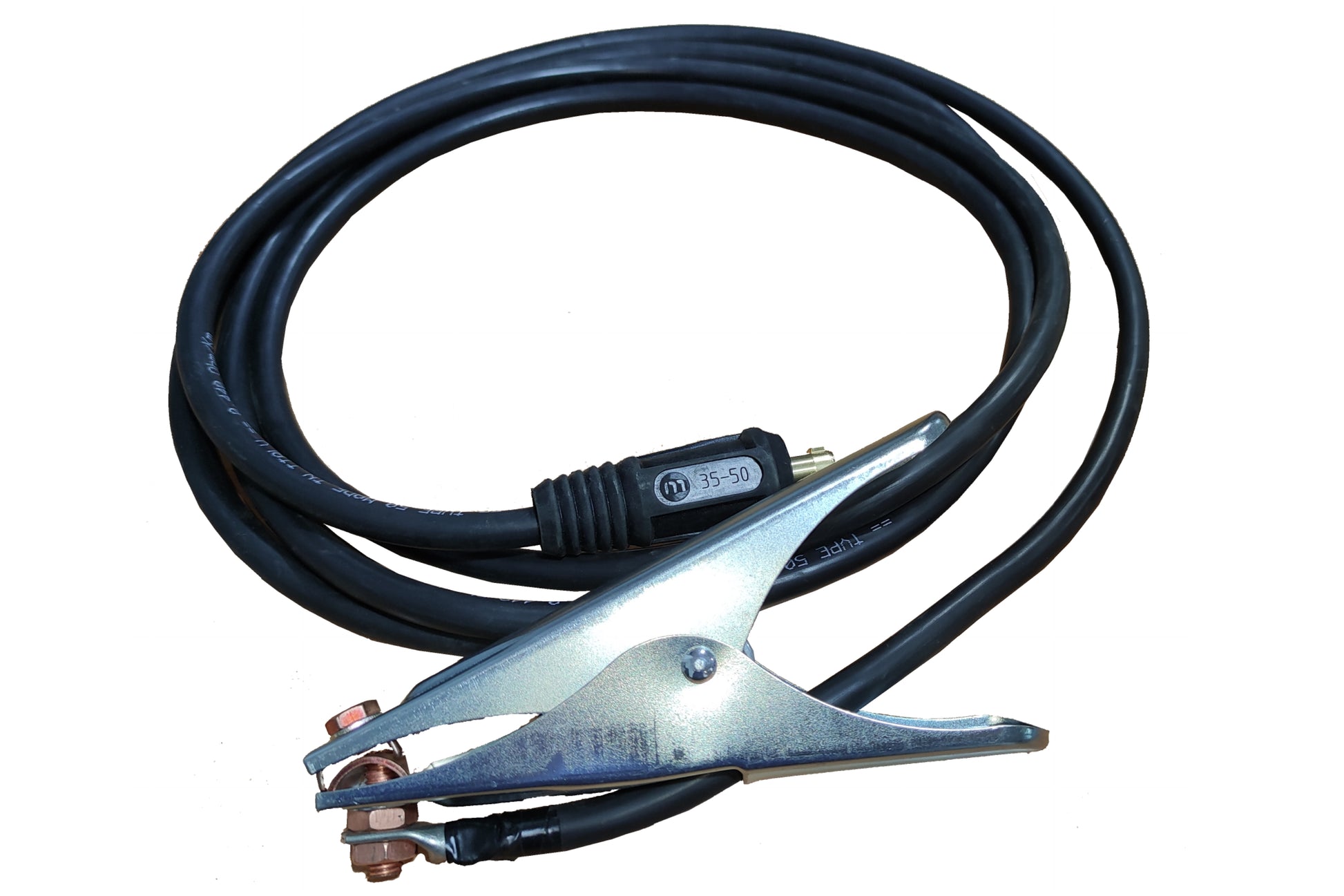 Cable de masa TIG (pinza 400 A) a mano 6 metros