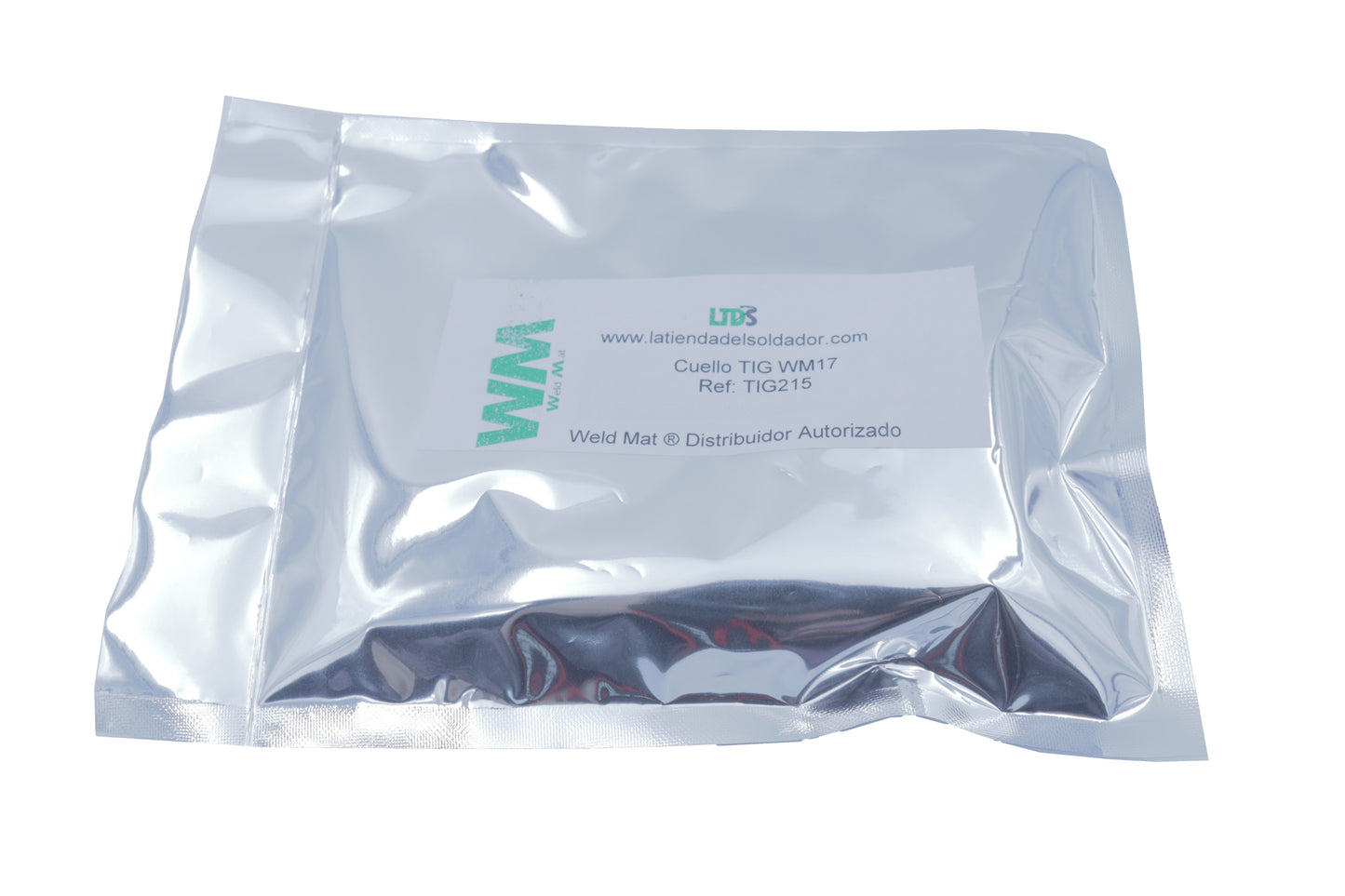 Cuello TIG WM SR17 con Electroválvula vista trasero paquete