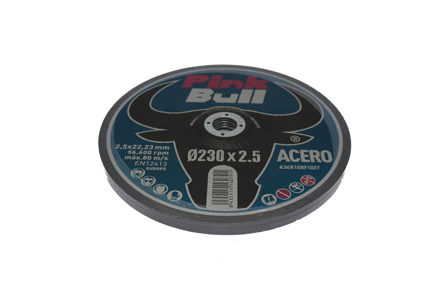Disco Pink Bull 230x2´5 (blister 5 uds)