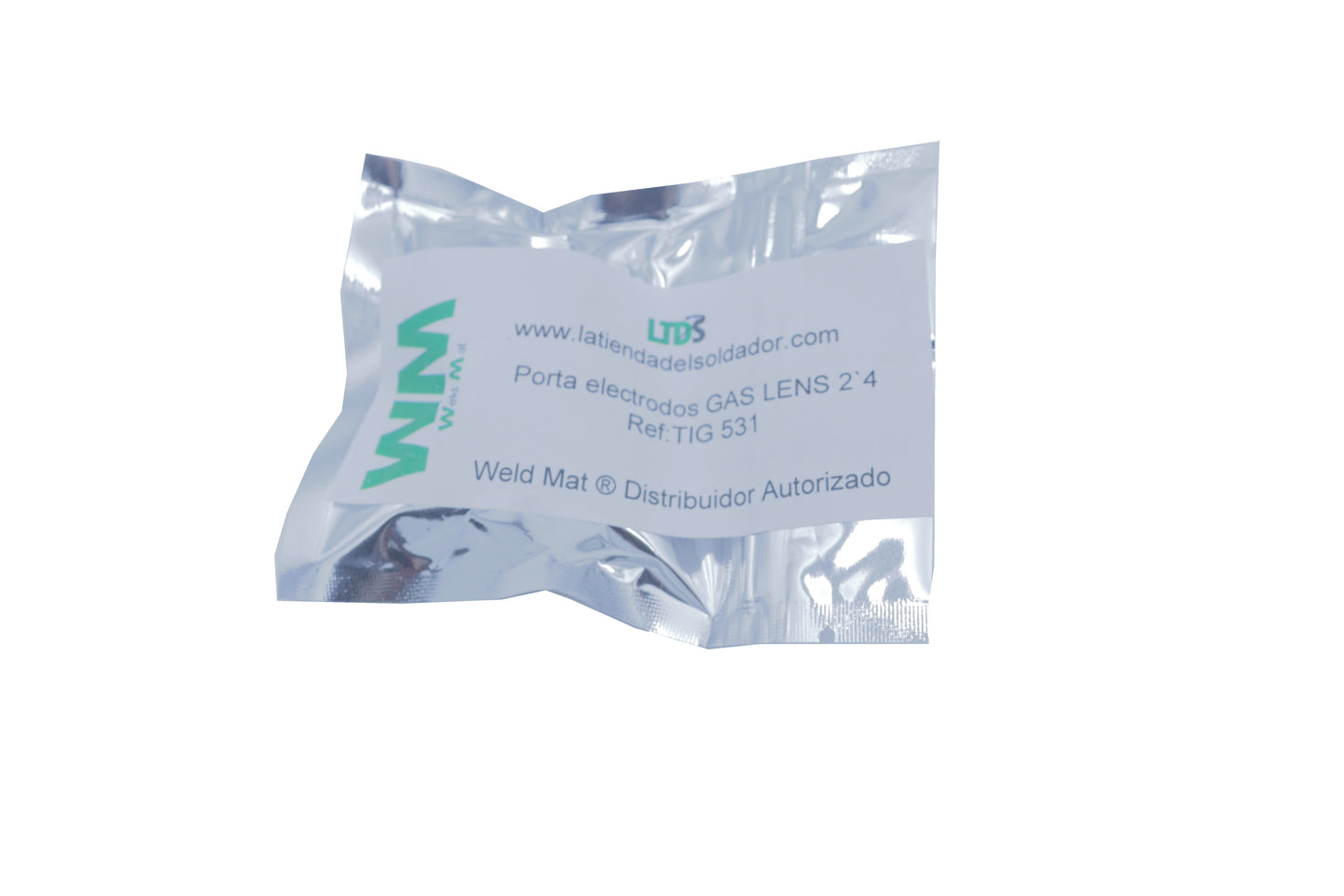 Porta electrodos TIG gas lens 2´4 (2 Uds)