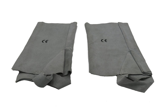Polainas soldador piel gris