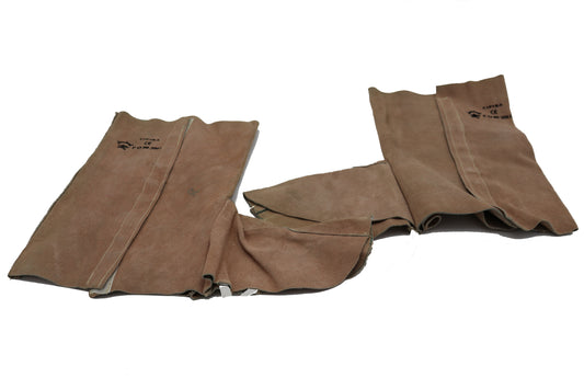 Polainas soldador piel marron