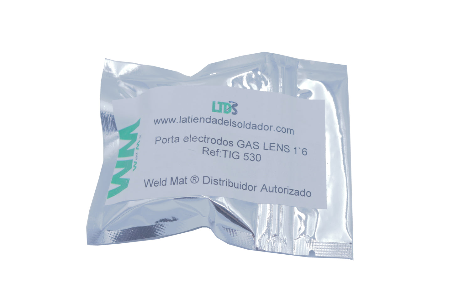 Porta electrodos TIG gas lens 1´6 (2 uds)